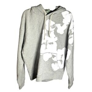 Denim Tears Cotton Wreath Hoodie Heather Grey White Floral DT-001 | Sz L | NWT